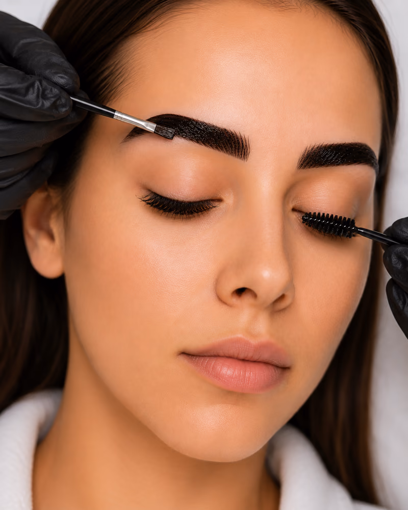 Augenbrauen & Wimpern färben